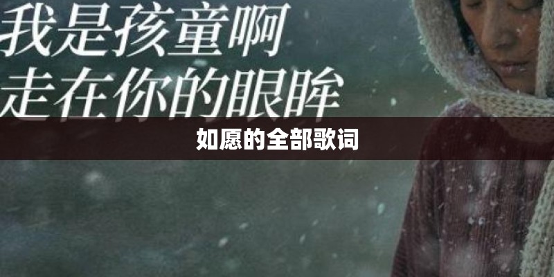 如愿的全部歌词 如愿的全部歌词