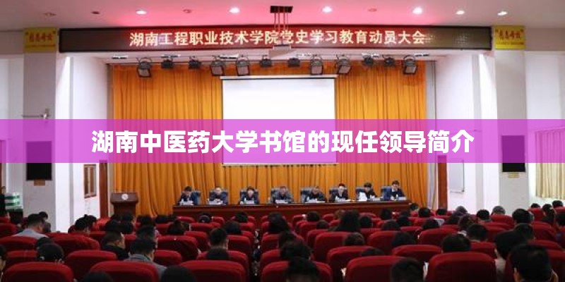 湖南中医药大学书馆的现任领导简介