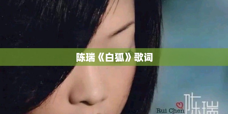 陈瑞《白狐》歌词