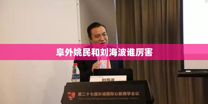 阜外姚民和刘海波谁厉害