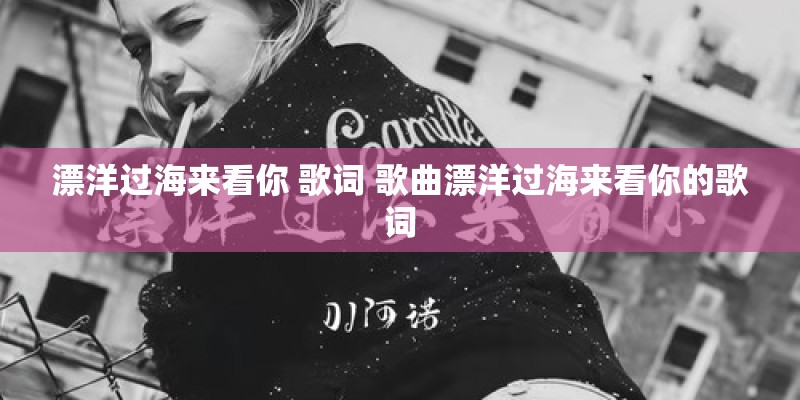 漂洋过海来看你 歌词 歌曲漂洋过海来看你的歌词